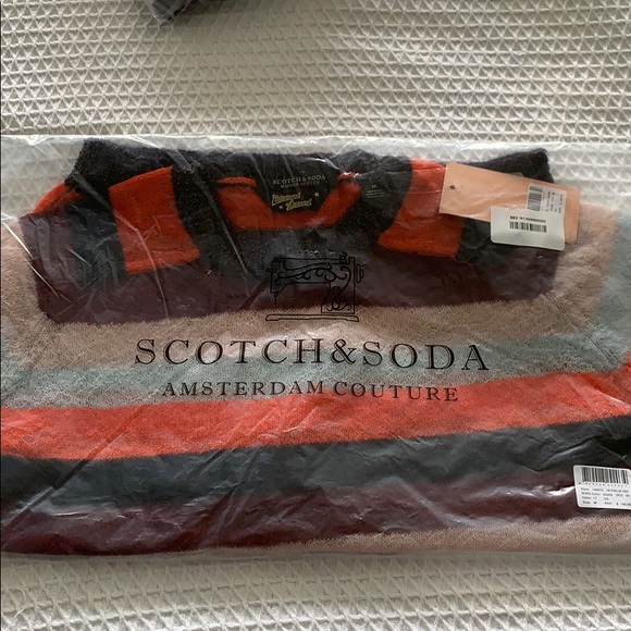 Scotch & Soda Striped Sweater, Sz M. New - Picture 2 of 8